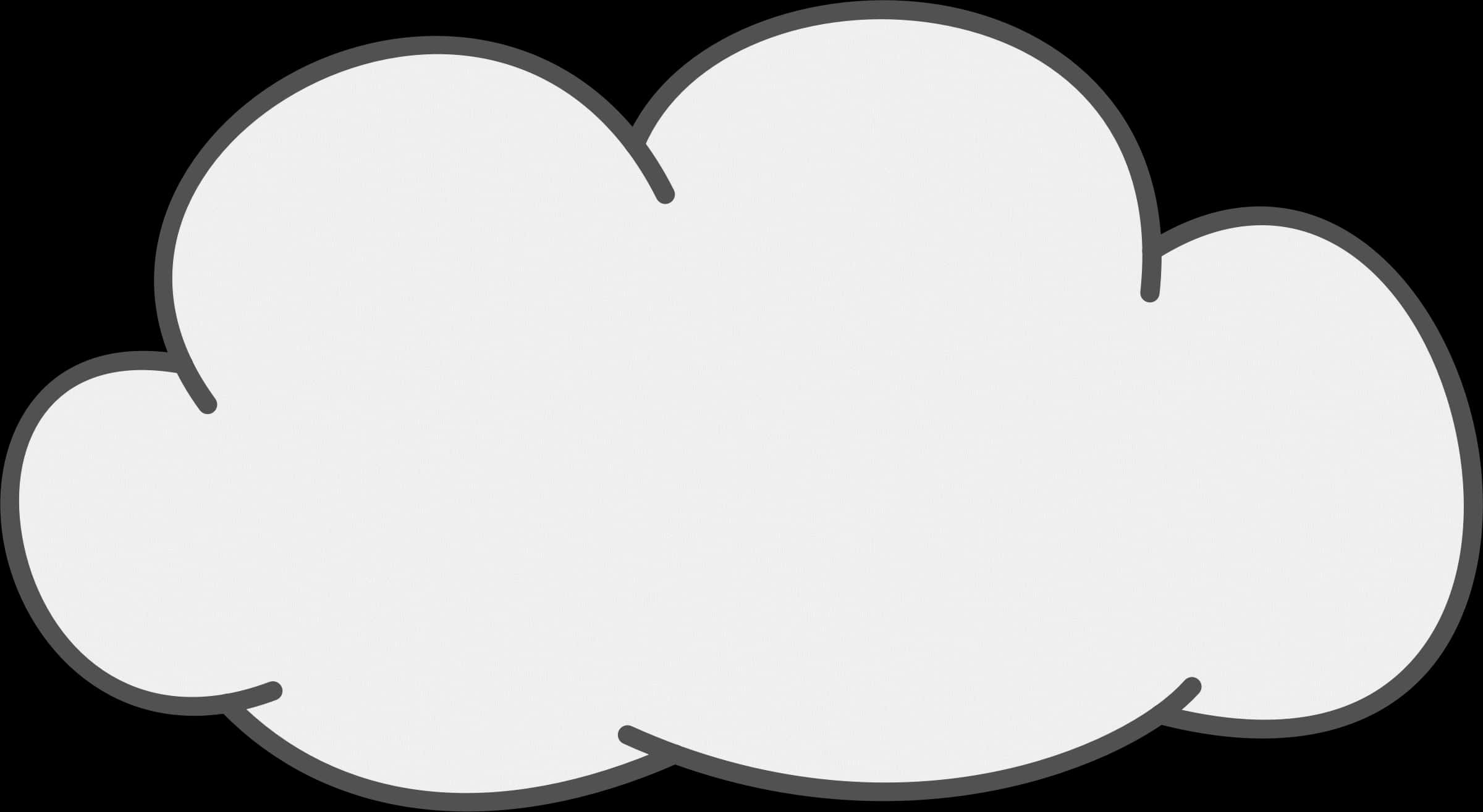 Blank_ Cartoon_ Cloud_ Bubble PNG