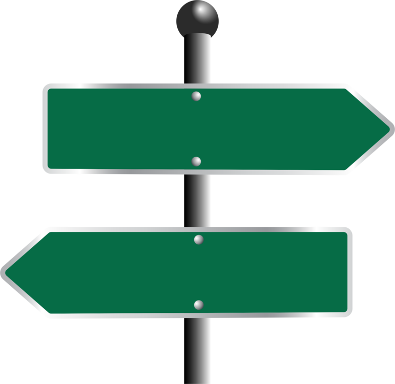Blank_ Directional_ Signposts PNG