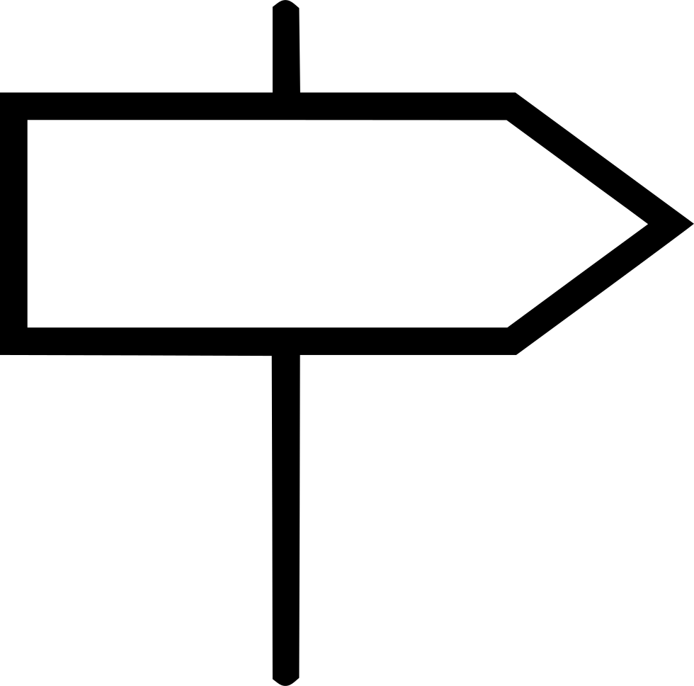 Blank_ Directional_ Signpost.png PNG