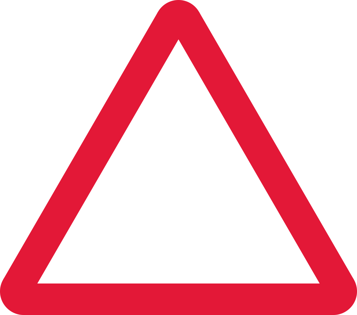 Blank_ Triangular_ Road_ Sign PNG