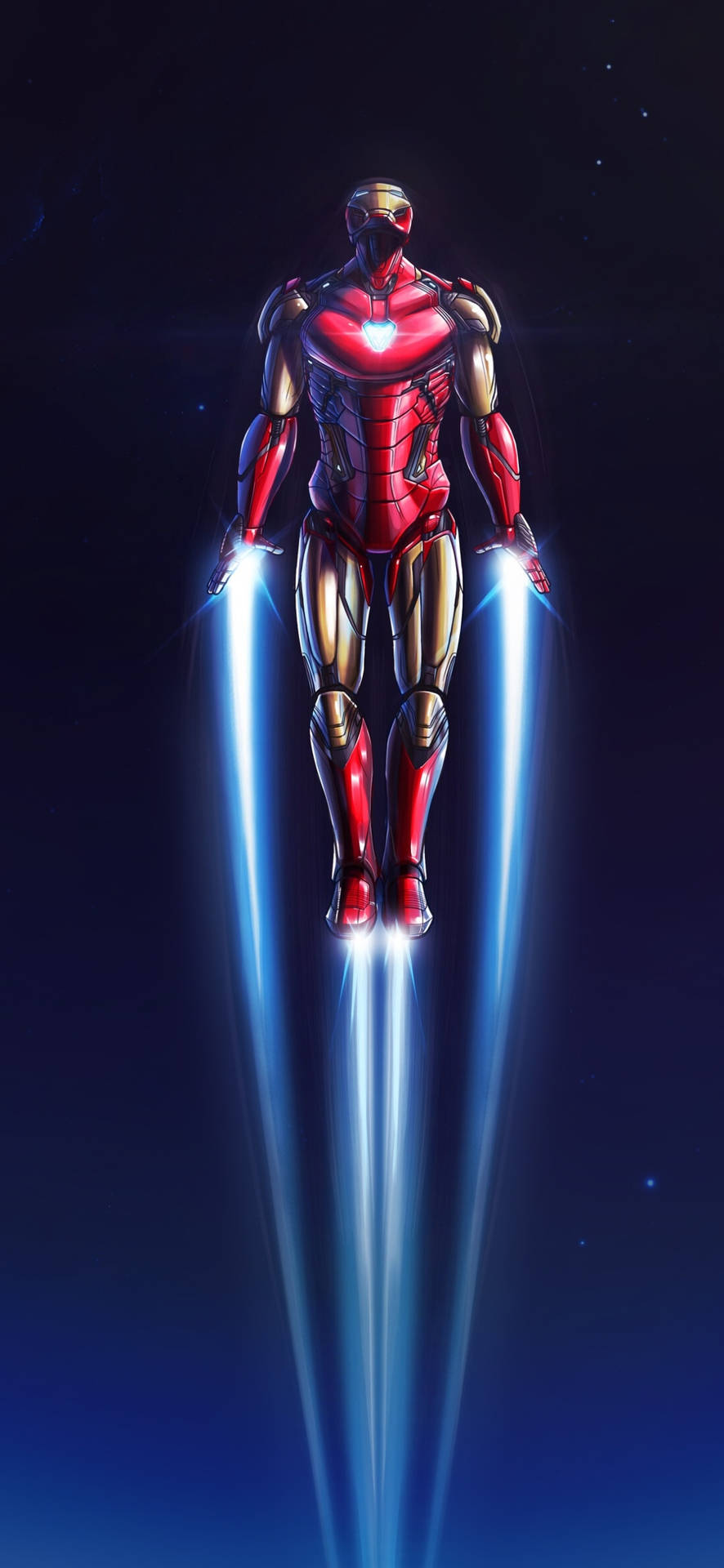 Despegando,iron Man En Android. Fondo de pantalla