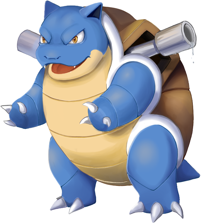 Blastoise Pokemon Character PNG