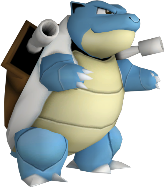 Blastoise Pokemon Character PNG