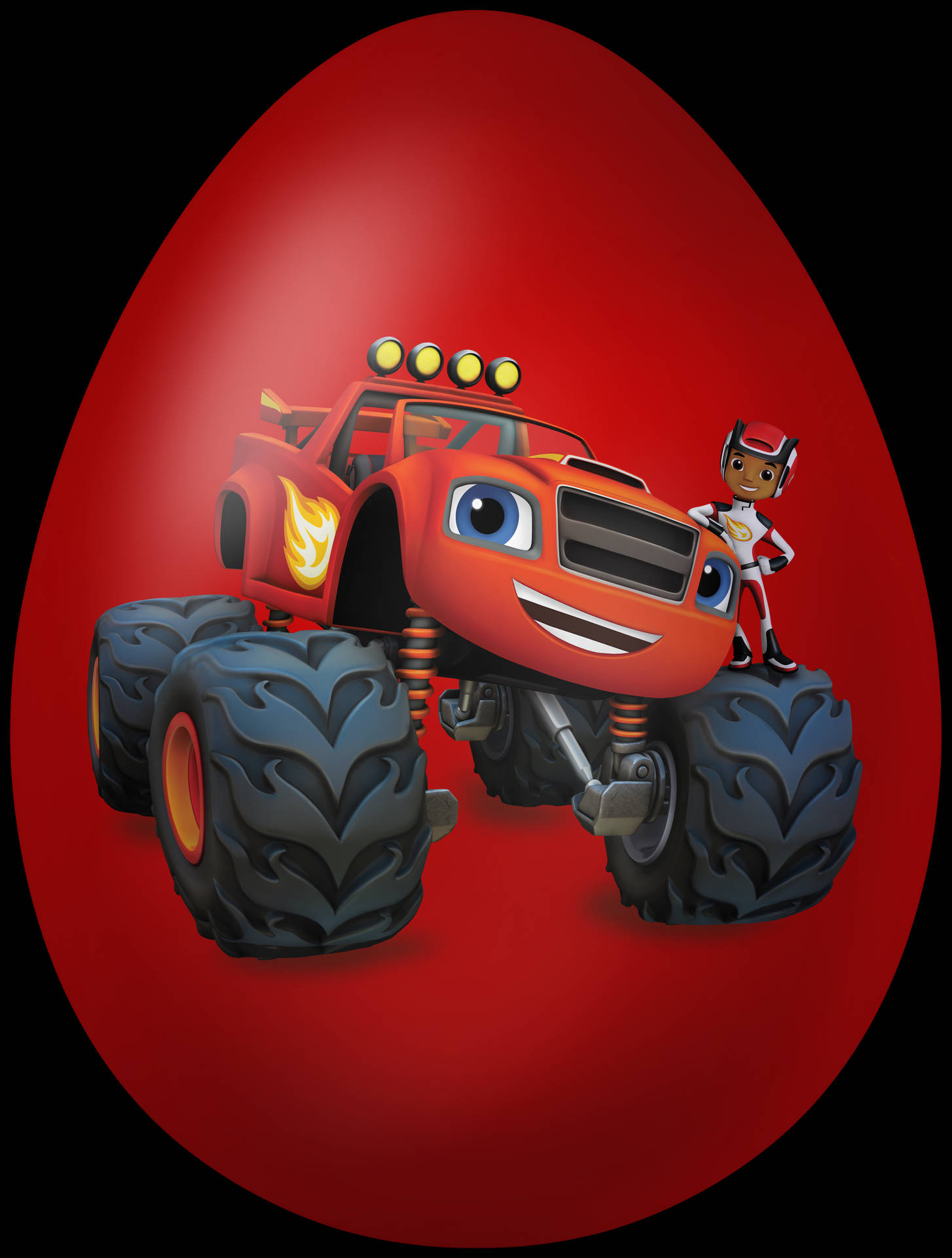 Blaze And The Monster Machines Egg Wallpaper