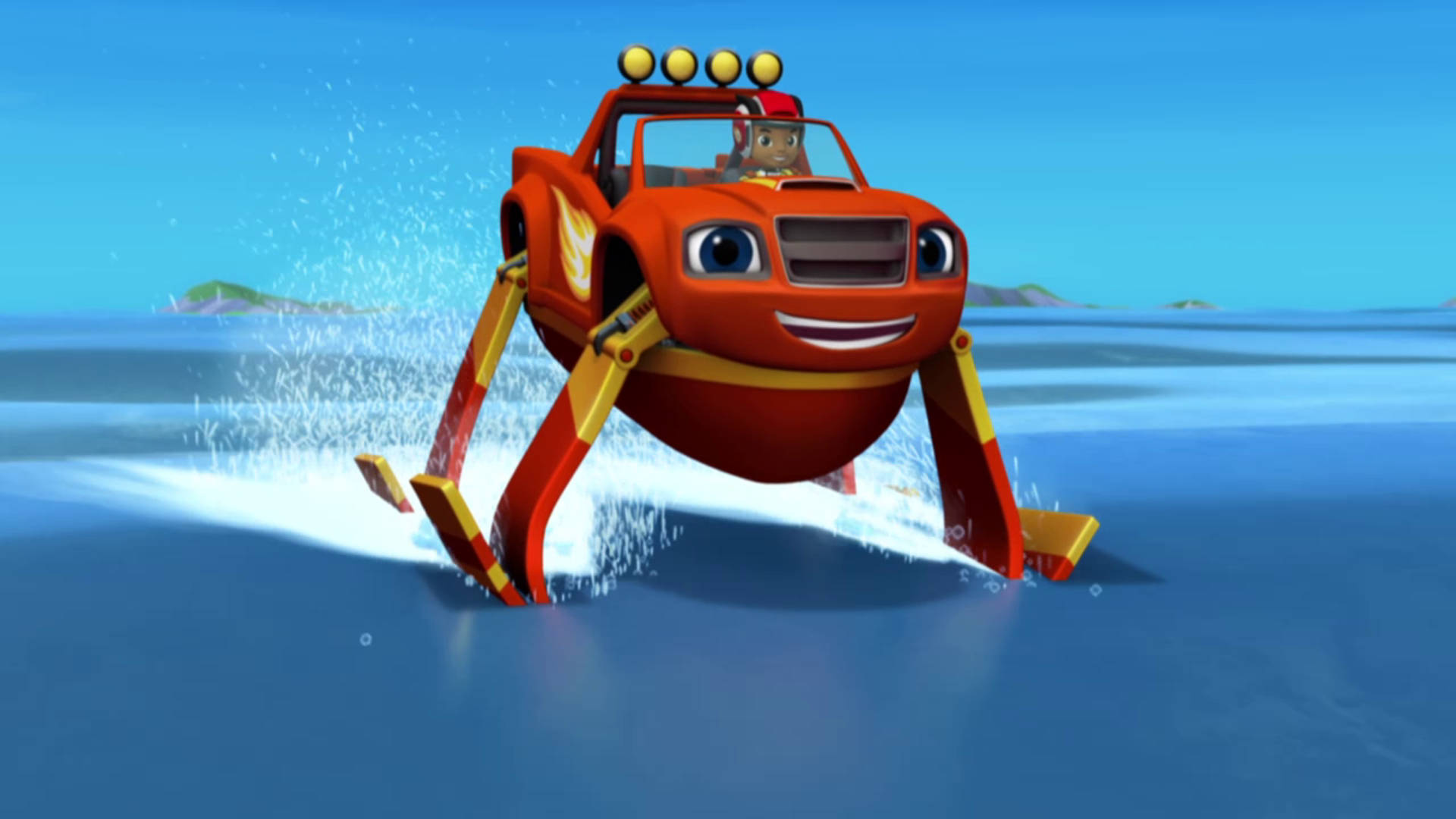 Blaze And The Monster Machines Hydrofoil Wallpaper