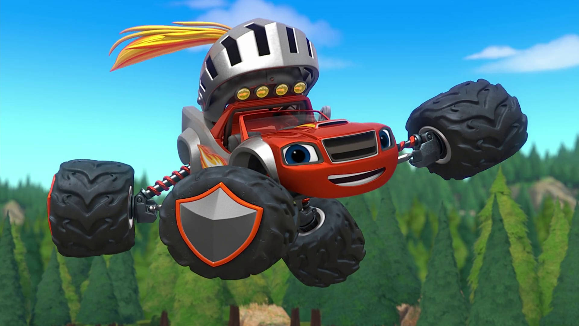 Download Blaze And The Monster Machines Knight Wallpaper 