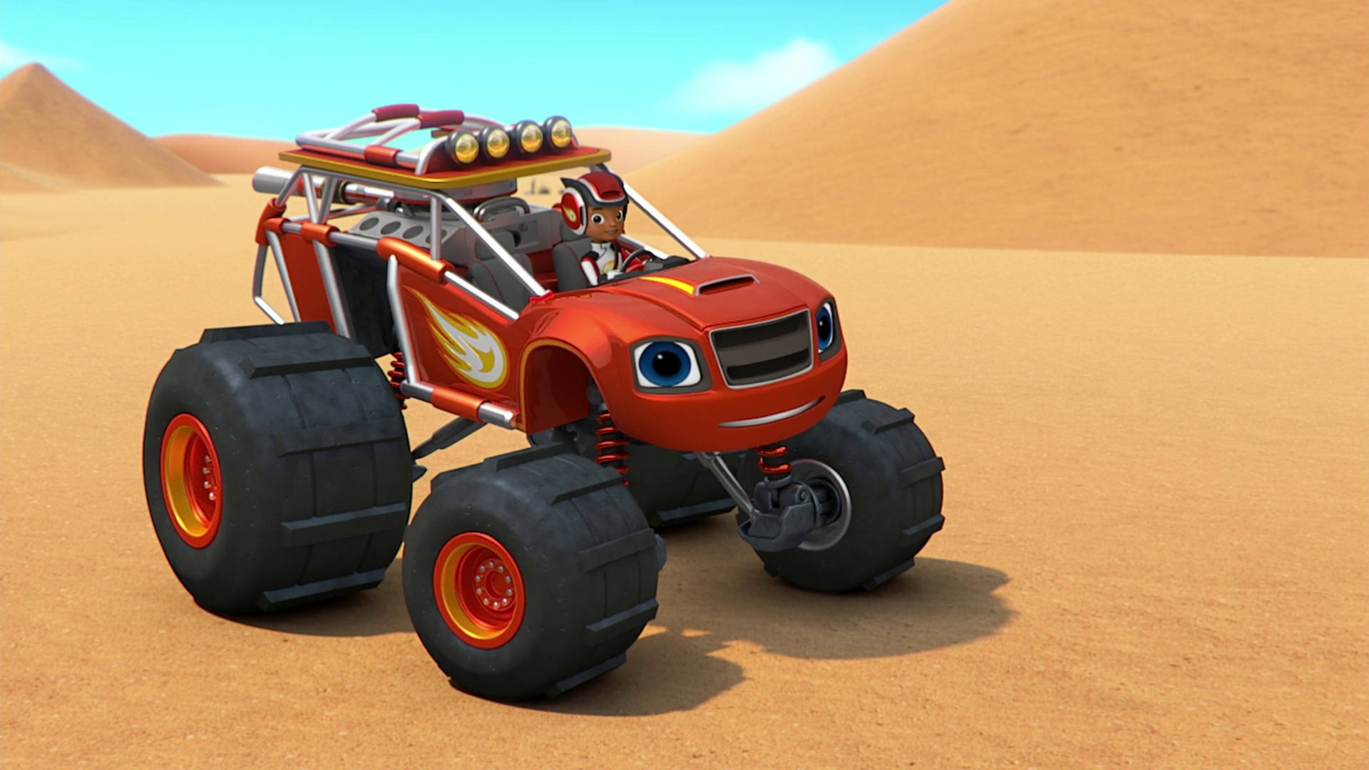 Blaze And The Monster Machines Sandrail Wallpaper