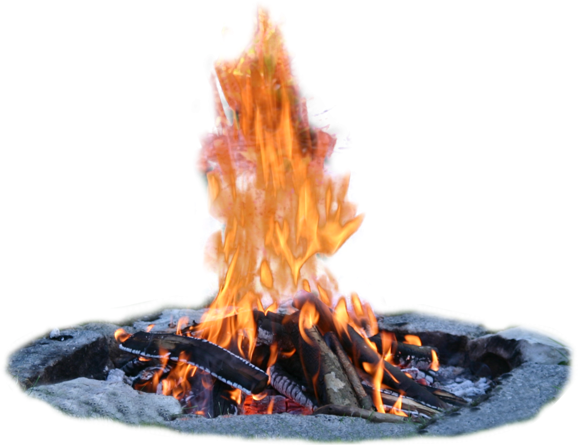 Blazing Campfire Isolated.png PNG