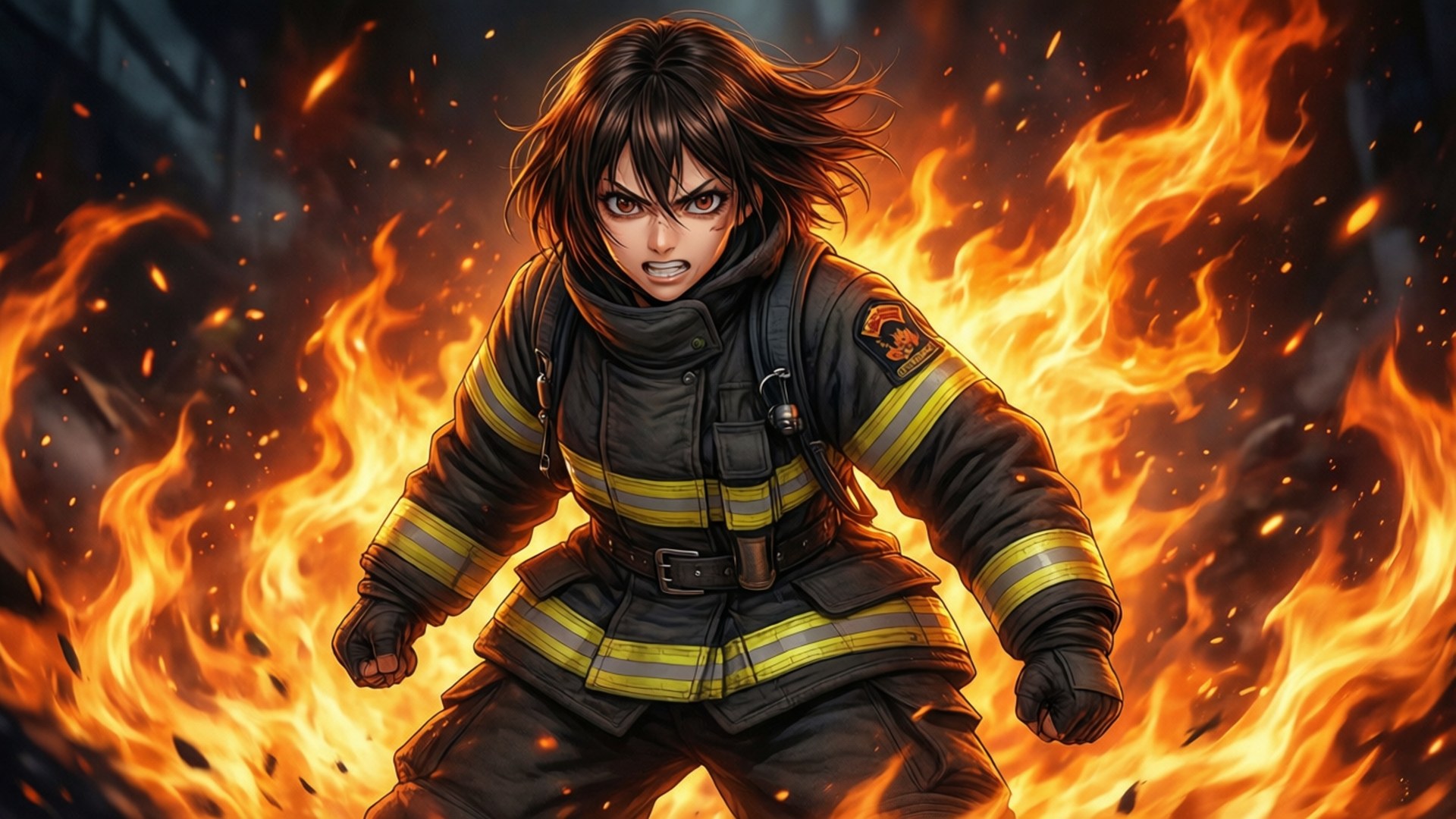 Blazing Confidence Bakgrunner