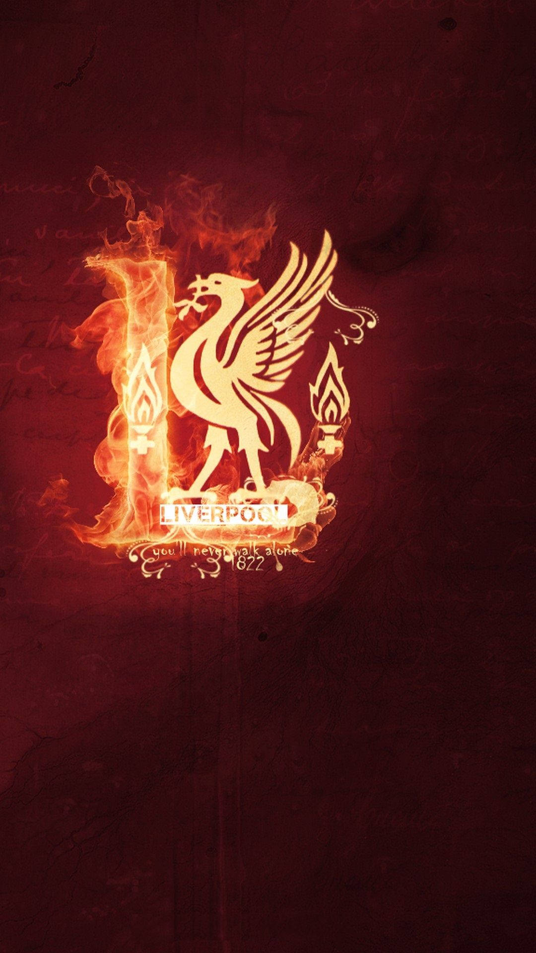 Blazing Liverpool Fc Logo