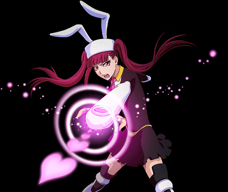 Bleach Anime Character With Magical Weapon PNG
