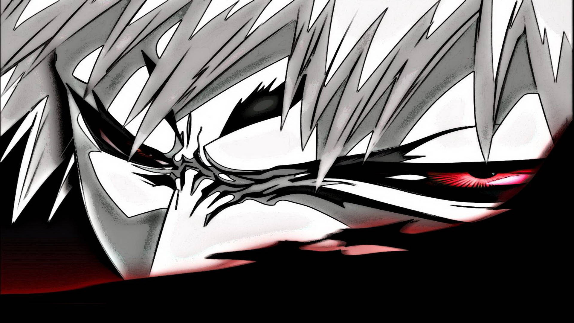 Download Bleach Anime Ichigo Kurosaki Hollow Mask Wallpaper 