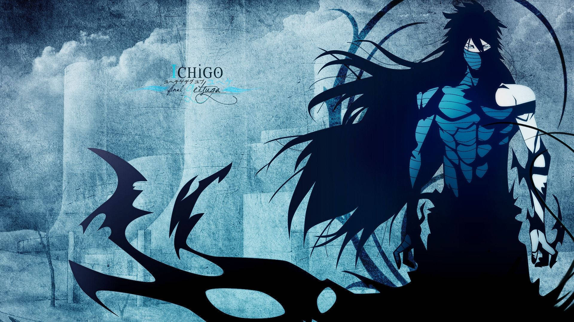 Ichigo Unleashes Getsuga Tenshou Wallpaper