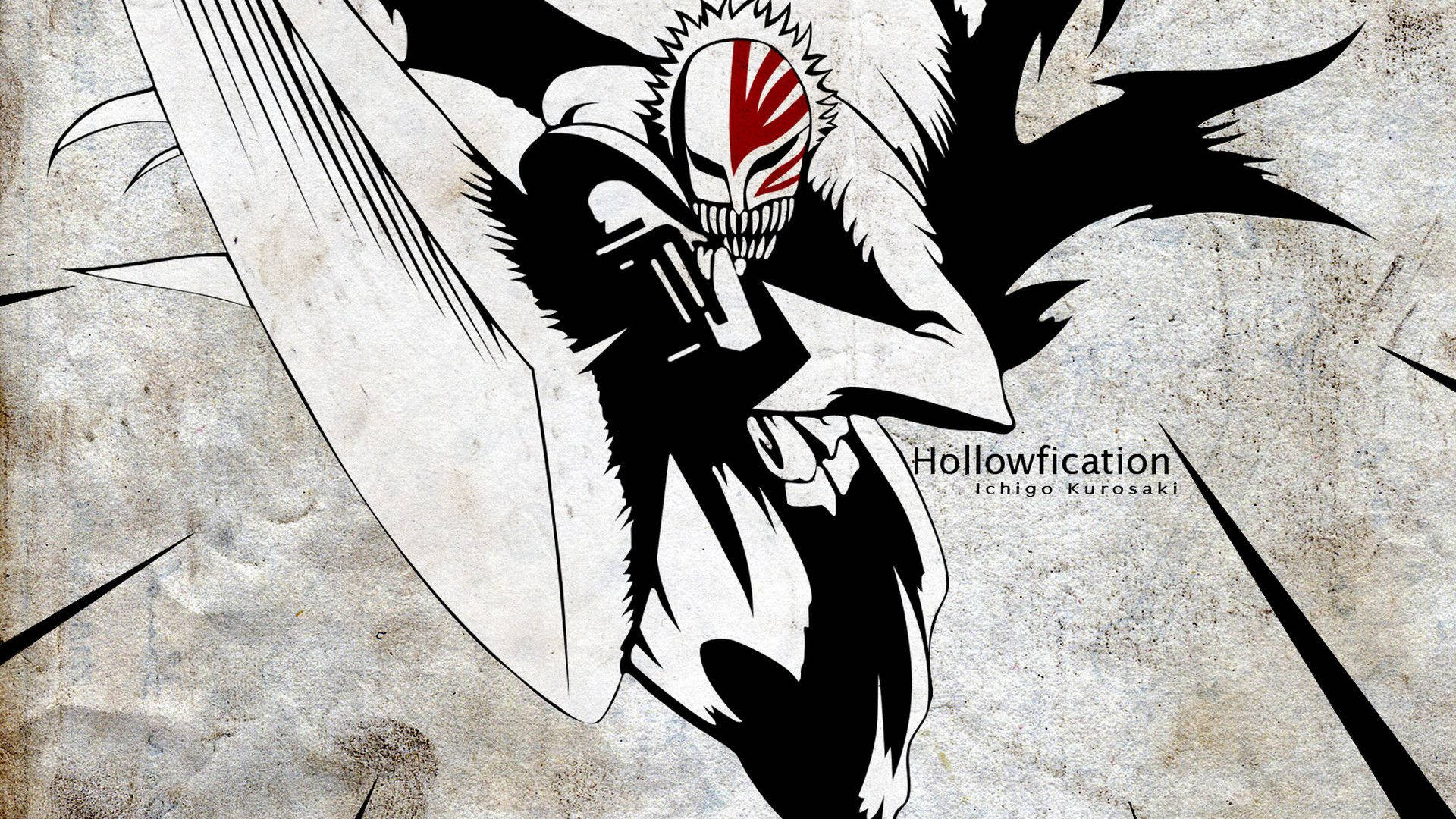 Ichigo Kurosaki experiences Hollowfication Wallpaper