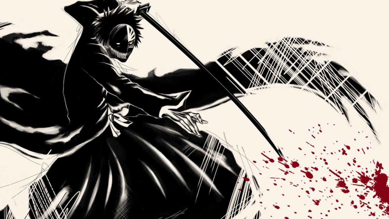 Bleach Ichigo Bloody Sword Picture