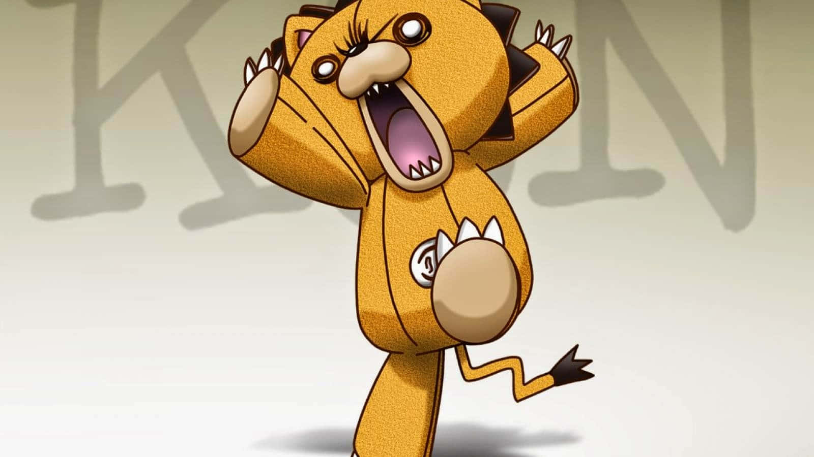 Bleach Kon - The Adorable Plush Lion Mascot Wallpaper