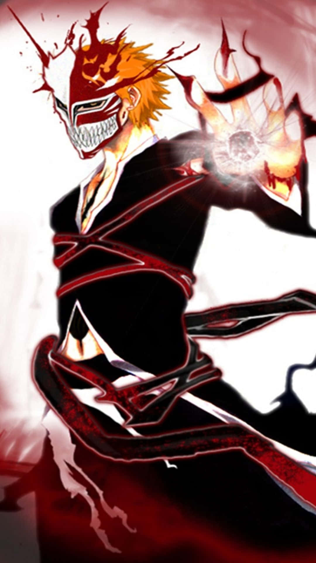 Bleach Phone With A Hollow Mask Wallpaper