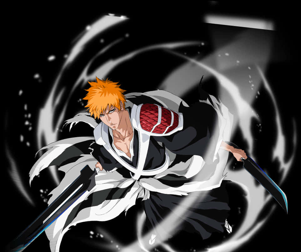 Bleach_ Anime_ Character_ Action_ Pose PNG