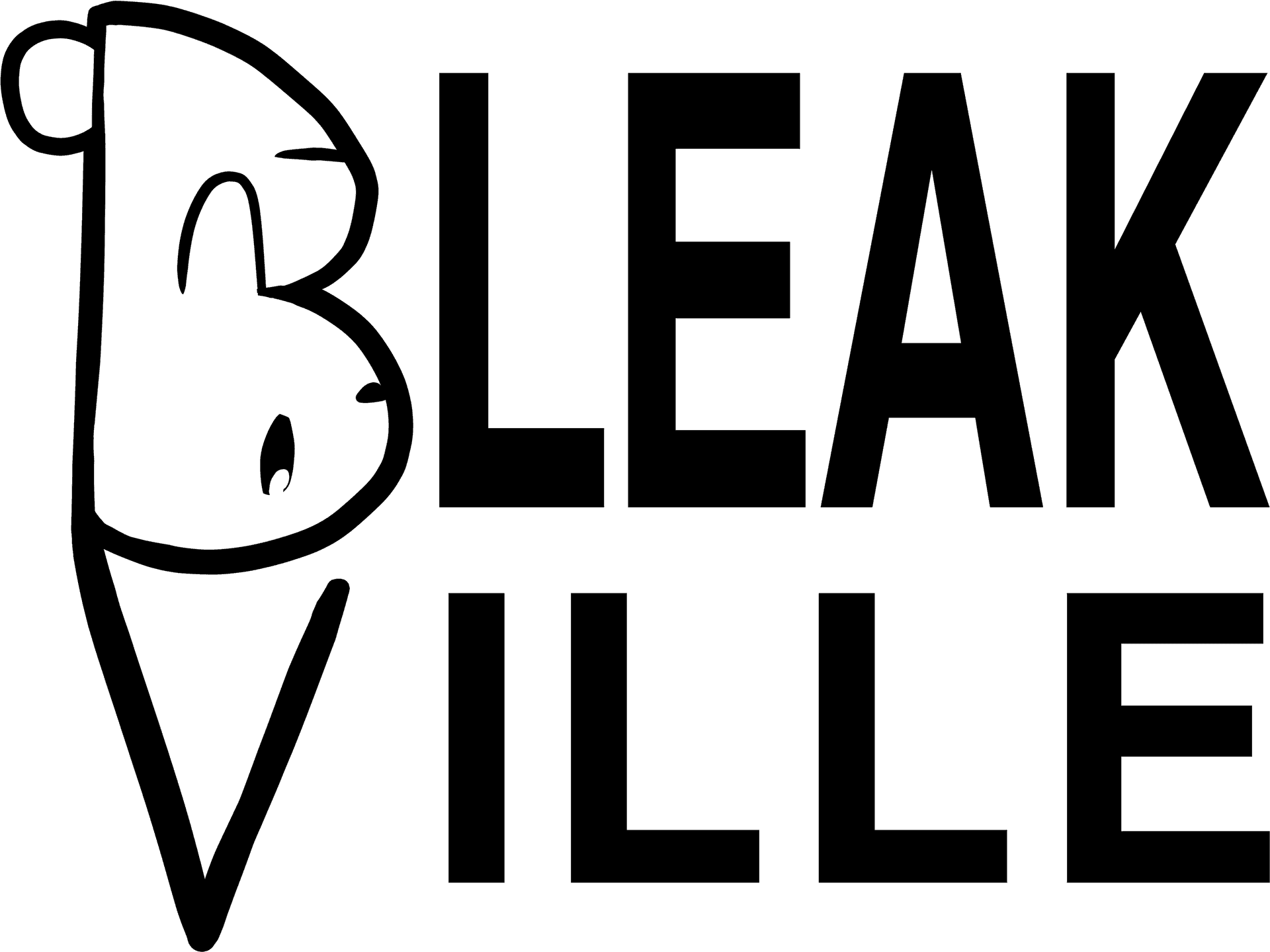 Bleakville Logo Design PNG