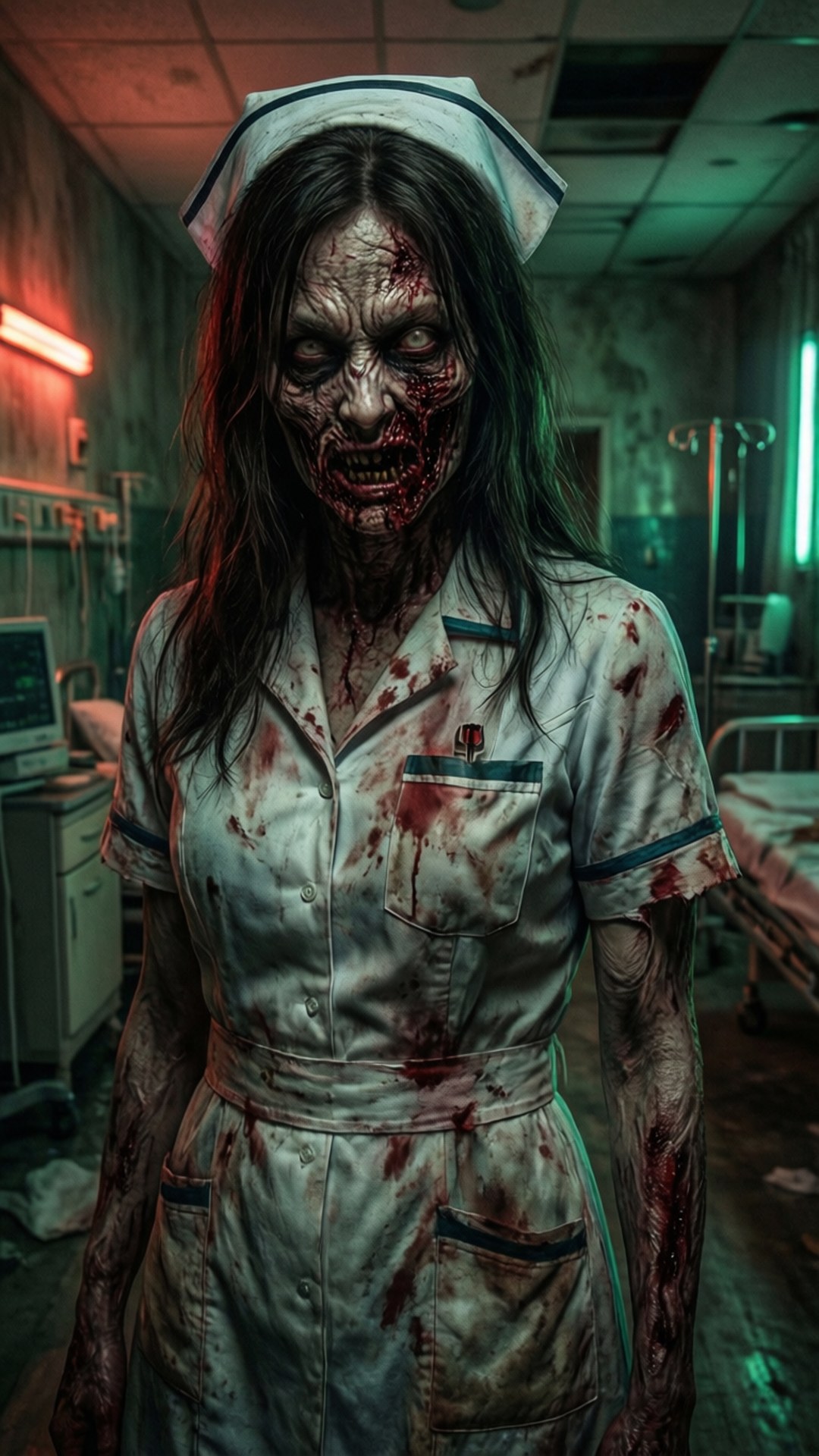 Bleeding Nurse Wallpaper