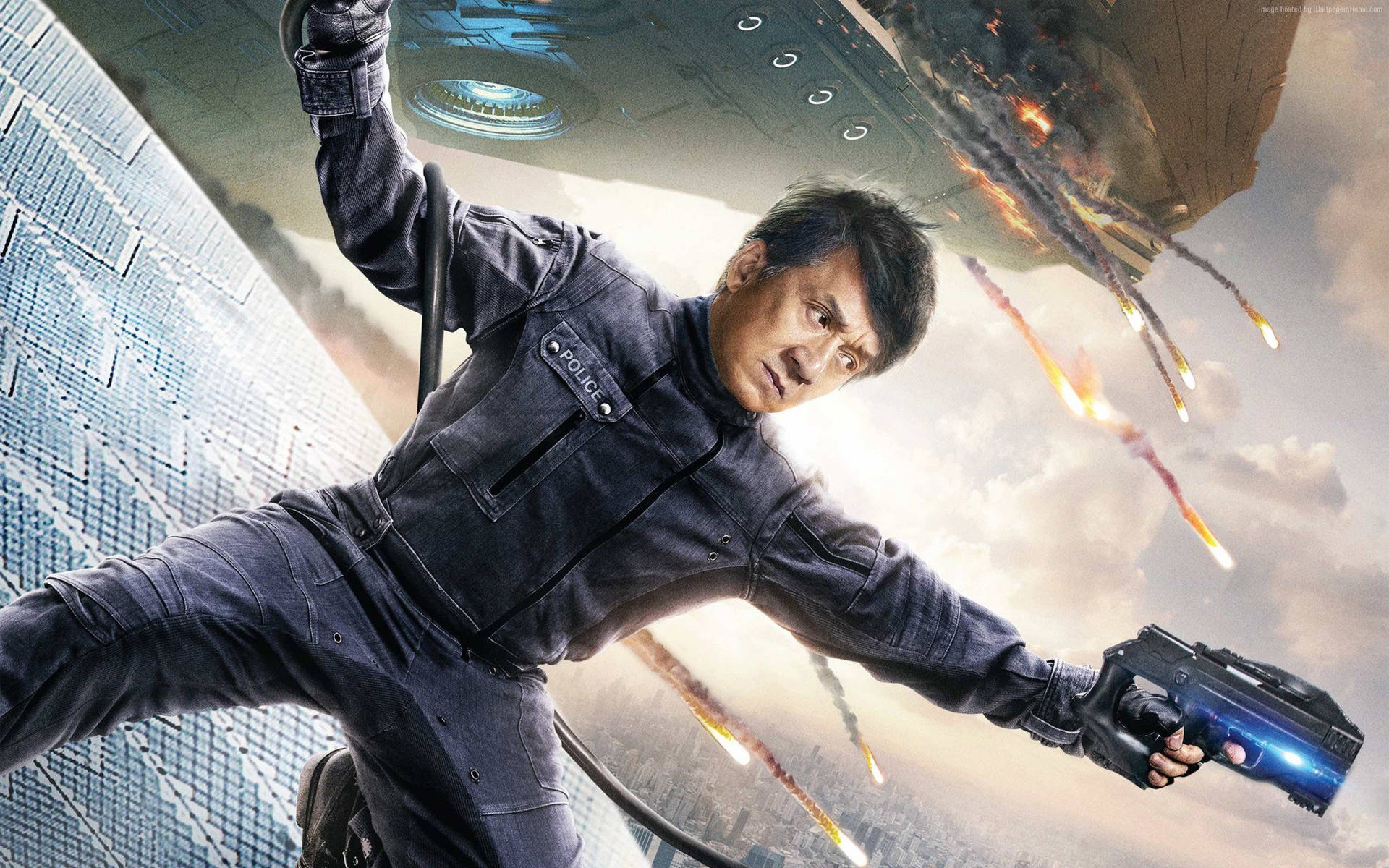 Blødende Stål Jackie Chan Film Wallpaper Wallpaper