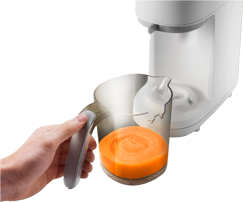 Blender Pouring Carrot Juice PNG