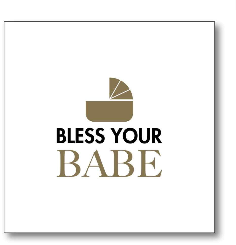 Bless Your Babe Graphic Design PNG