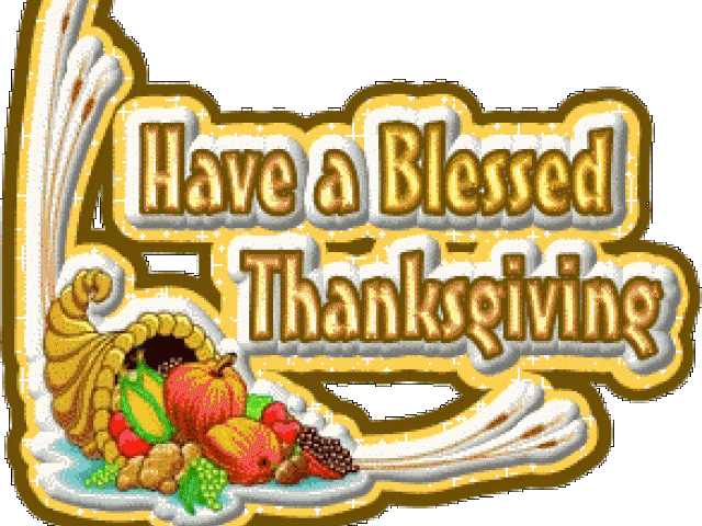 Blessed Thanksgiving Greeting PNG