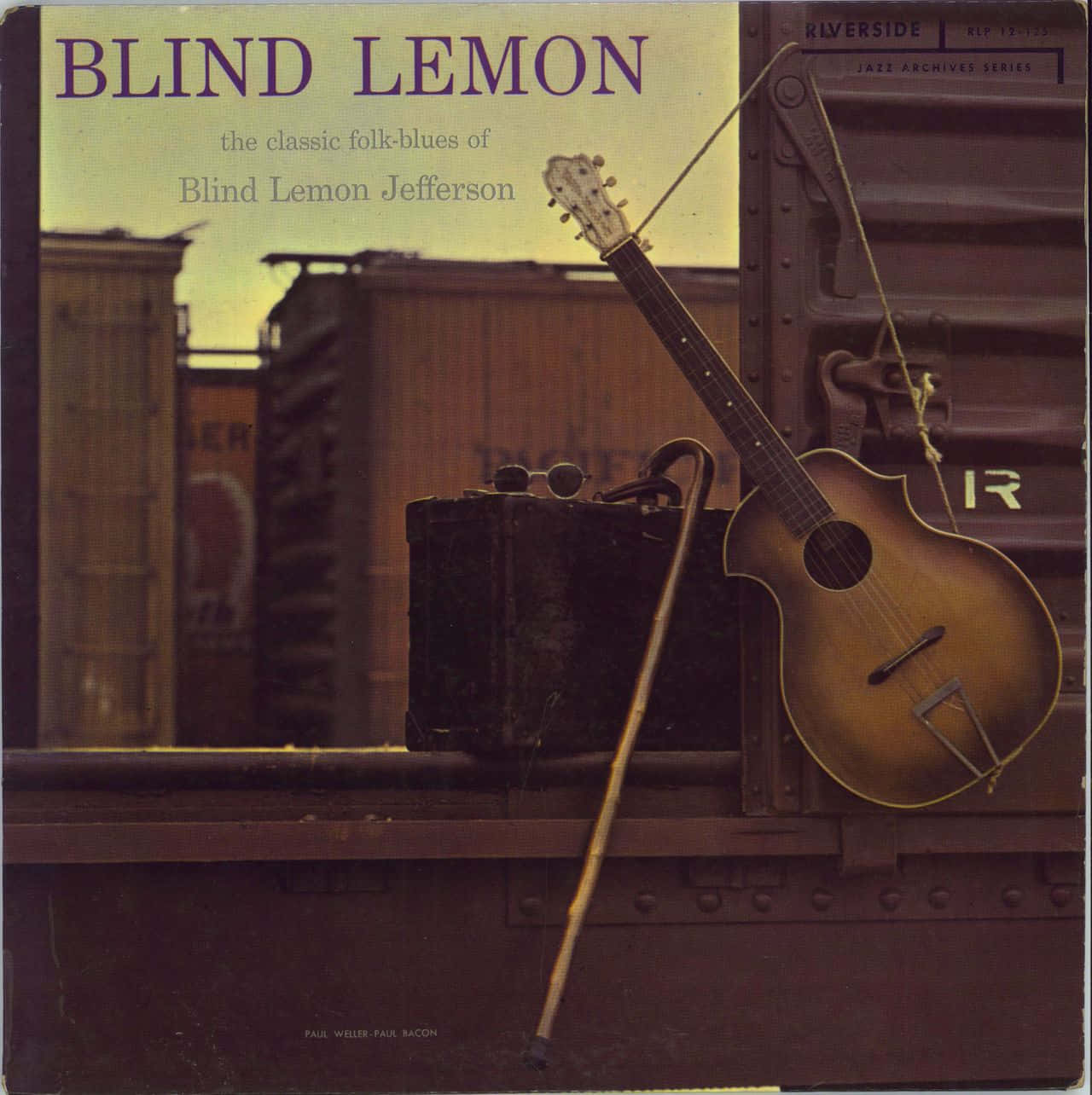Blind Lemon Jefferson The Classic Folk Blues Cover Wallpaper