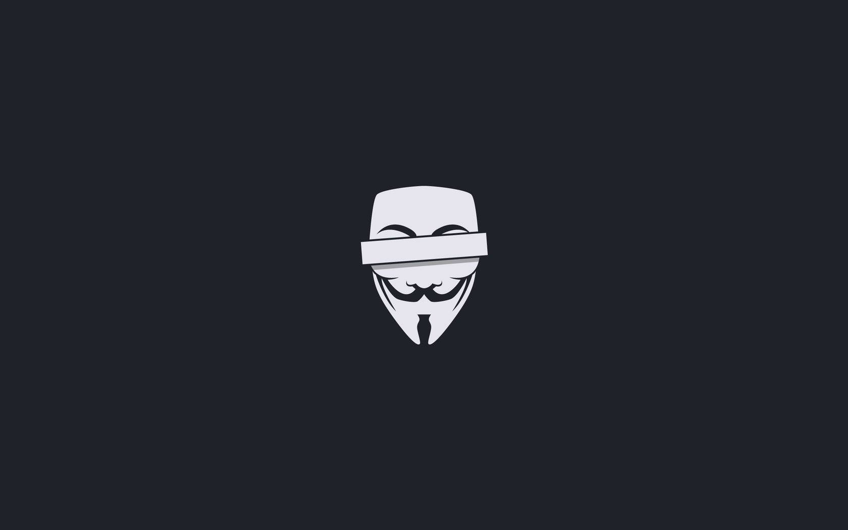 Blindfolded Anonymous Guy Fawkes Mask