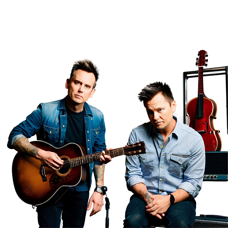 Blink-182 Acoustic Performance Picture Png Ane PNG