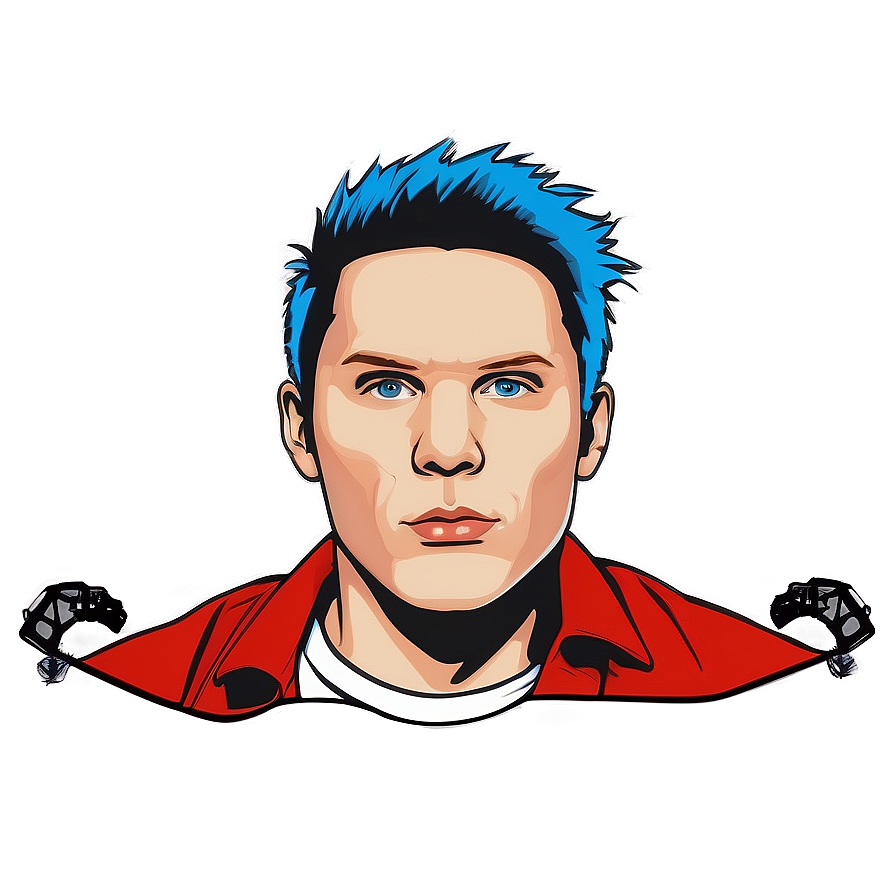 Blink-182 Fan Art Tribute Png 06242024 PNG