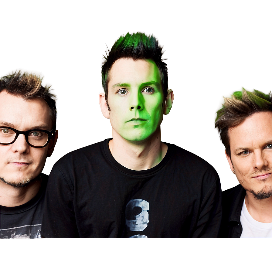 Blink-182 Reunion Announcement Art Png 06242024 PNG