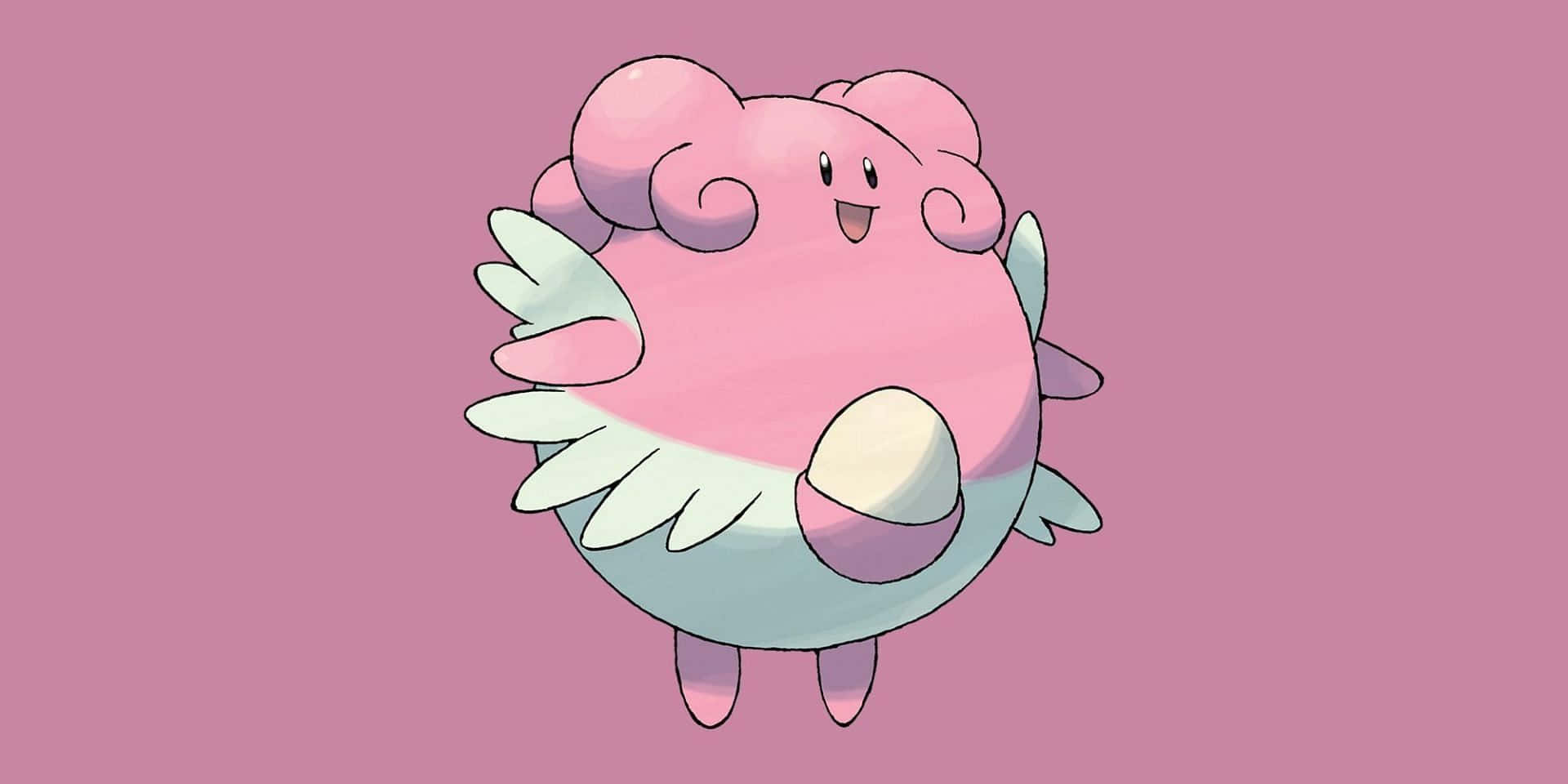 Blissey On Tip-Toes Wallpaper