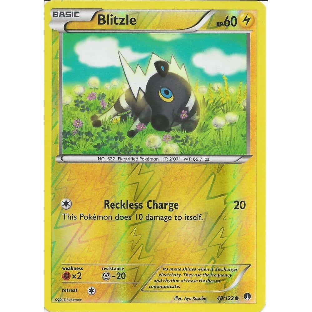 Blitzle Pokemon Trading Card Wallpaper