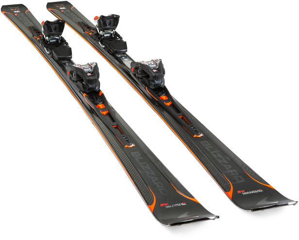 Blizzard Black Orange Ski Equipment PNG