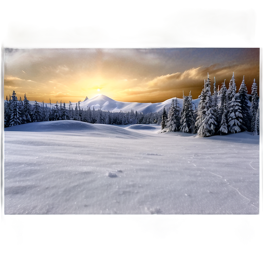 Blizzard White Landscape Png 74 PNG