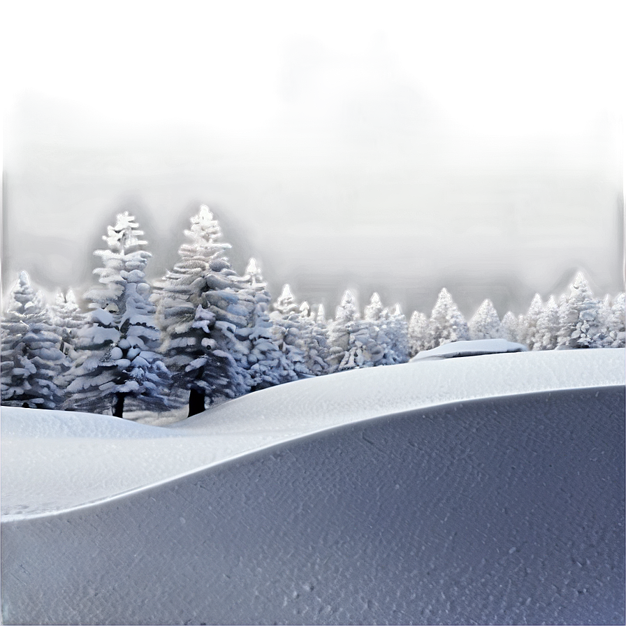 Blizzard White Landscape Png Eem PNG