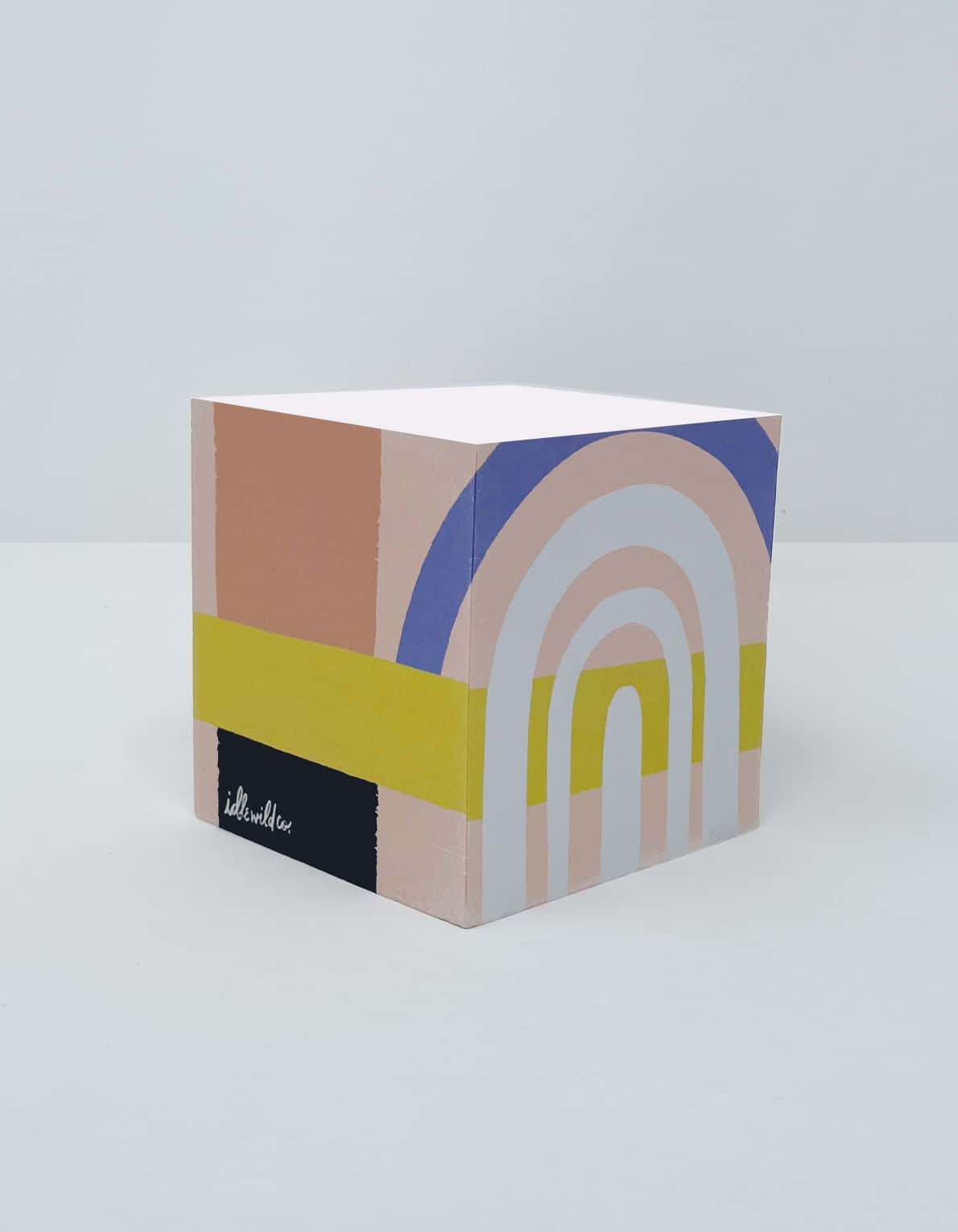 A Colorful Box With A Rainbow Design On It