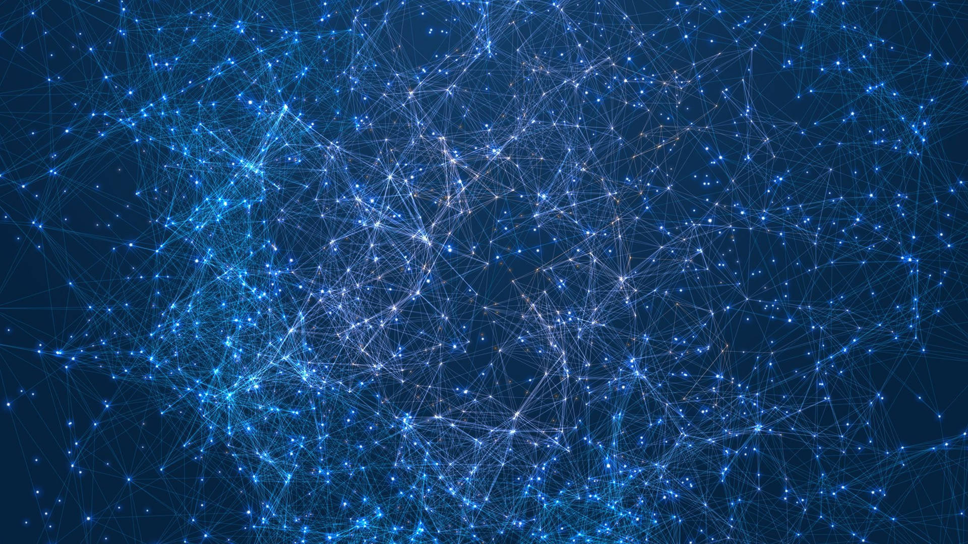 Blockchain Constellation Of Stars Wallpaper