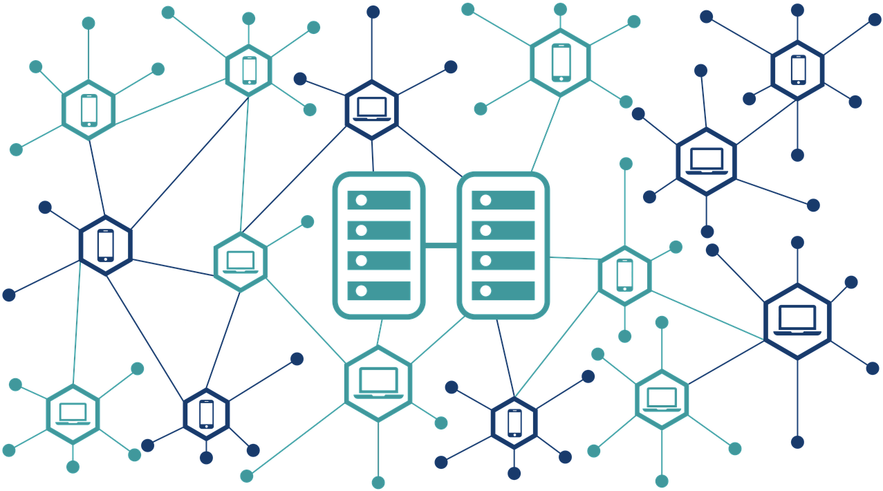 Blockchain Network Concept PNG