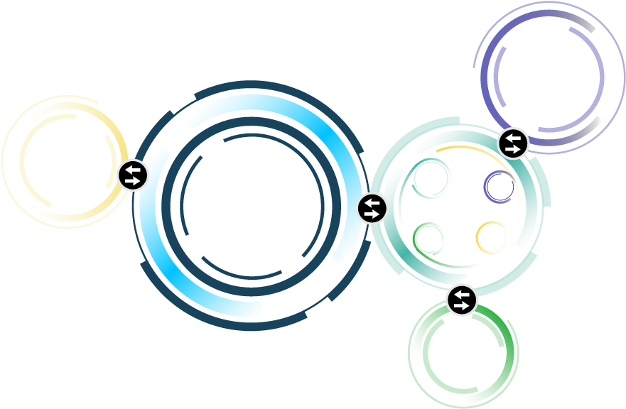 Blockchain Technology Concepts Illustration PNG