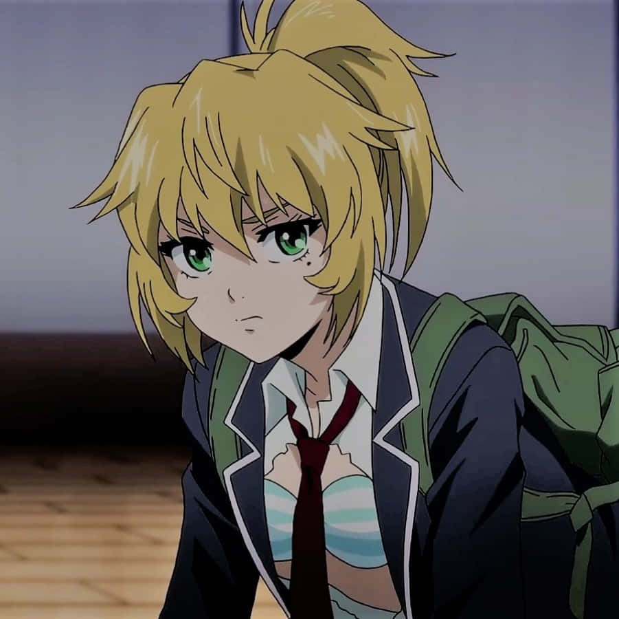 Blonde Anime Character Green Eyes Wallpaper