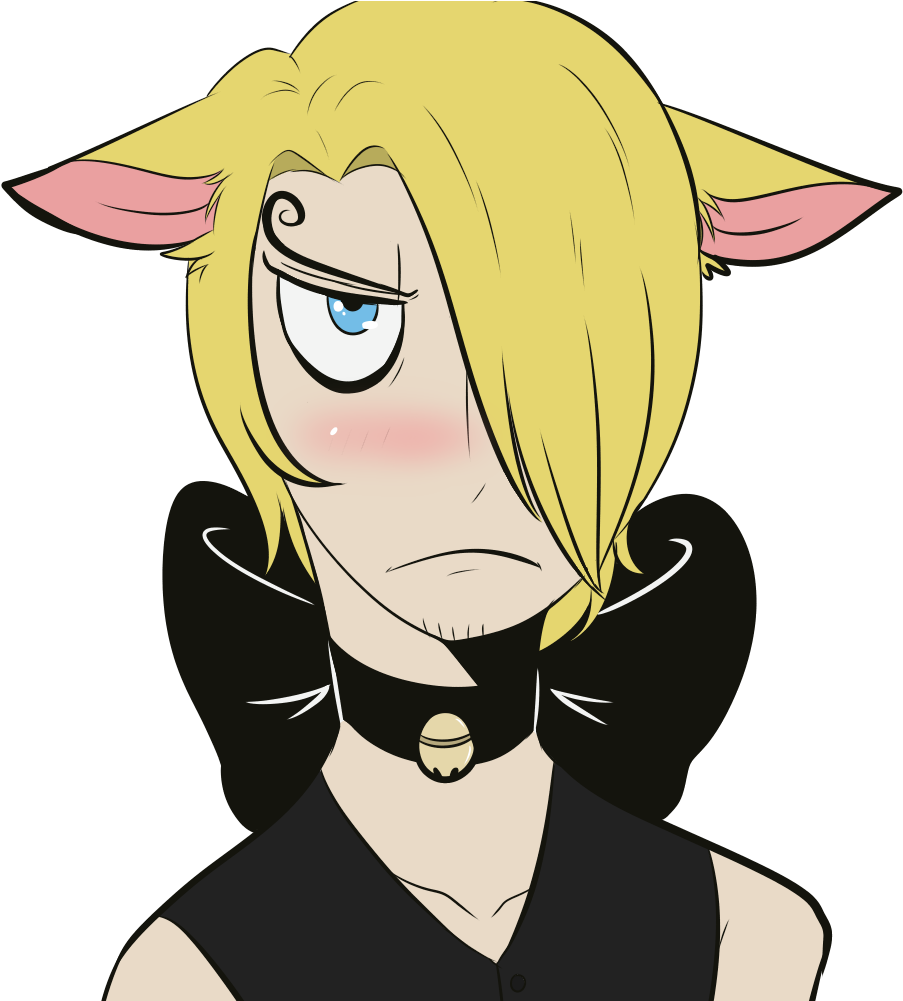 Blonde Anime Character With Elf Ears PNG