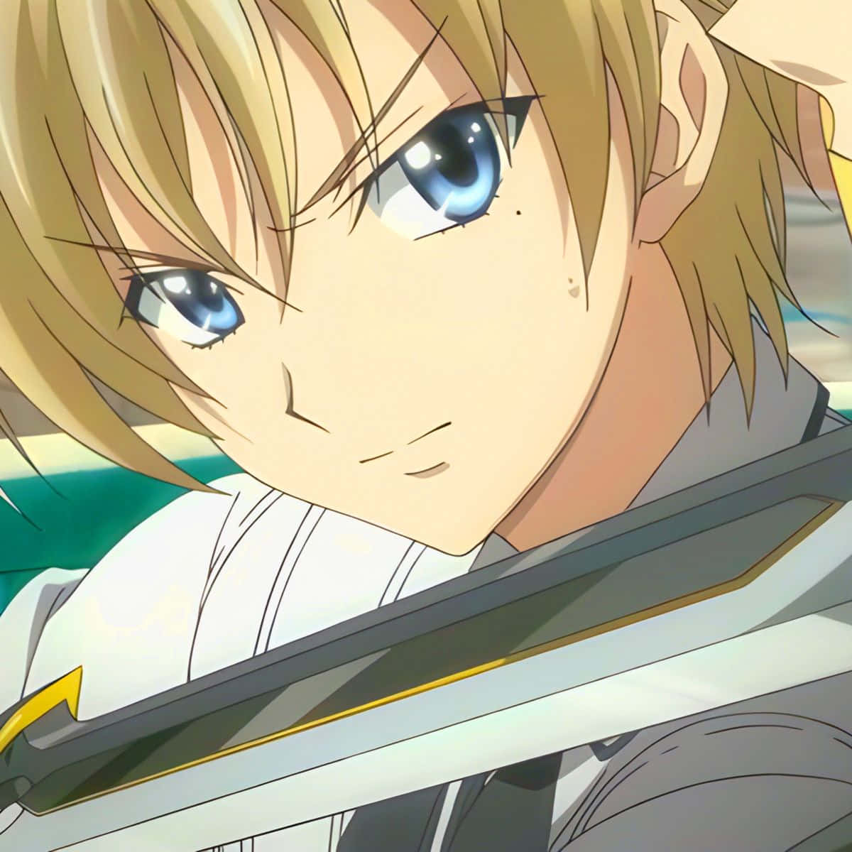 Blonde Anime Ridder Yuuto Kiba Achtergrond