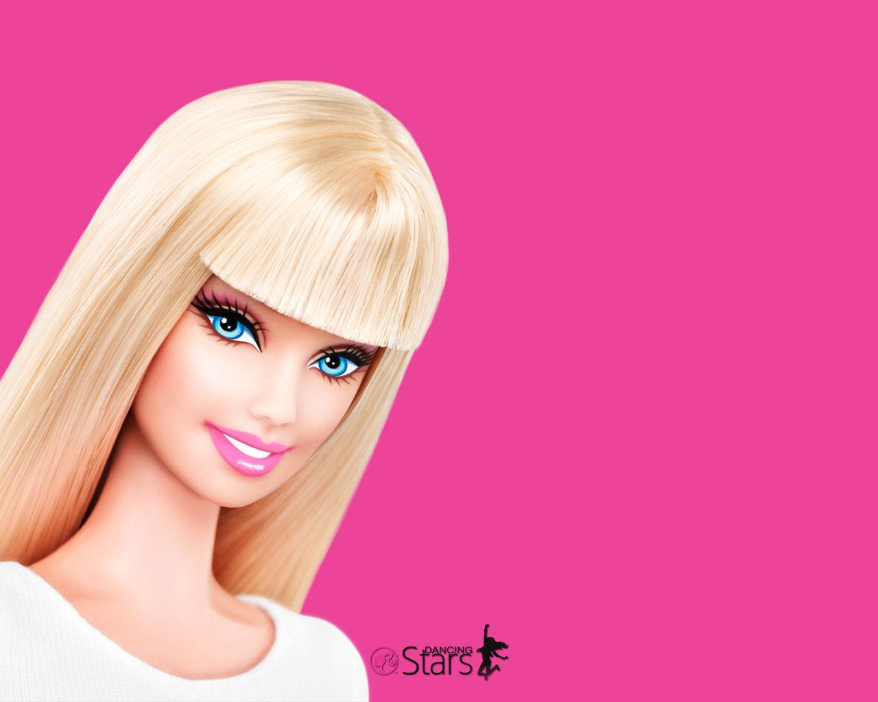 Blonde Barbie Mit Pony
