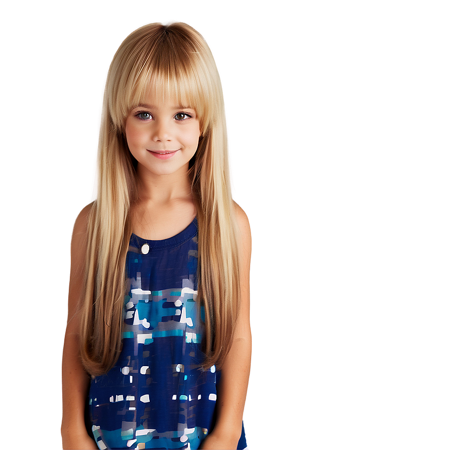 Blonde Girl Hair Png 06132024 PNG