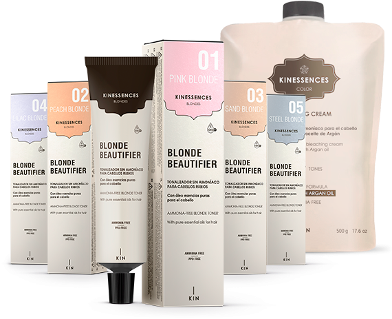 Blonde Hair Care Products Collection PNG