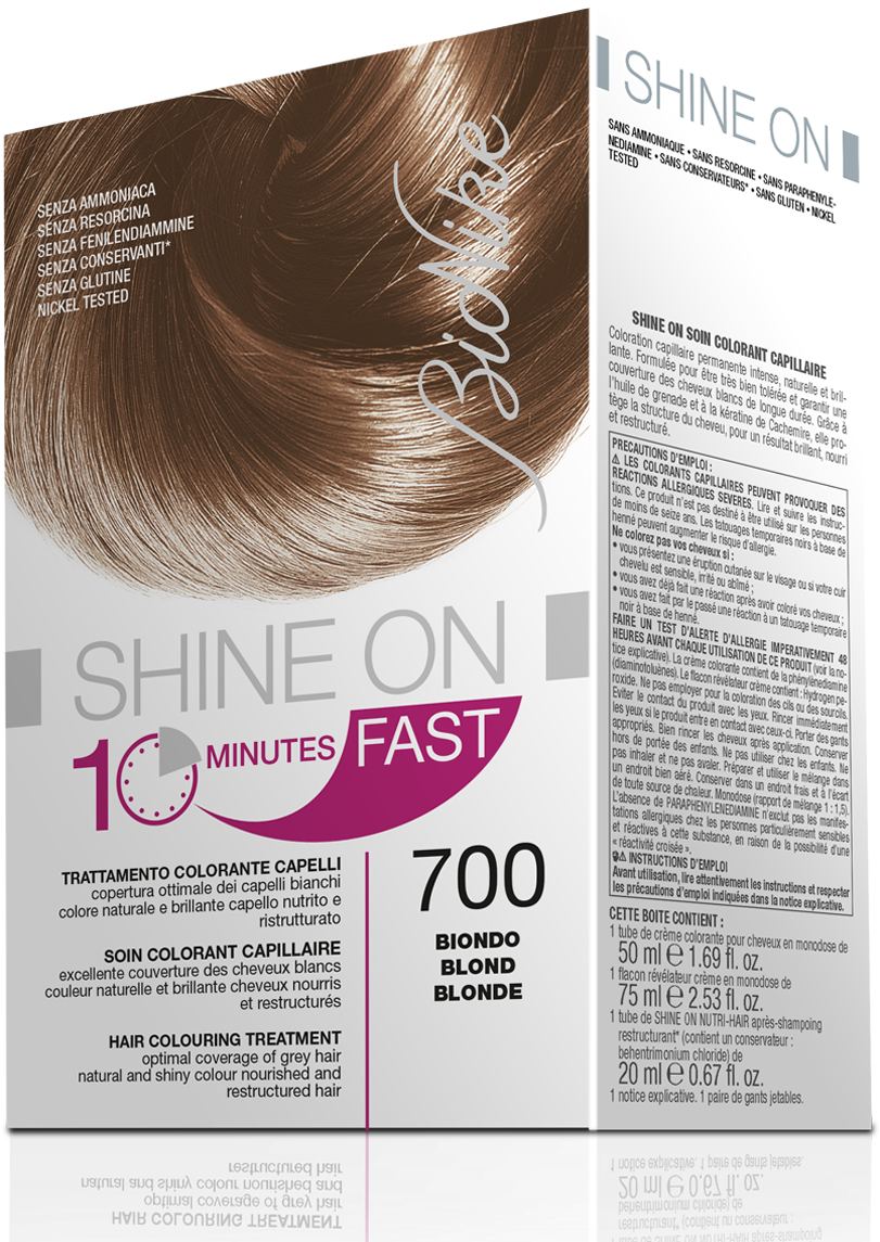 Blonde Hair Color Product Packaging PNG