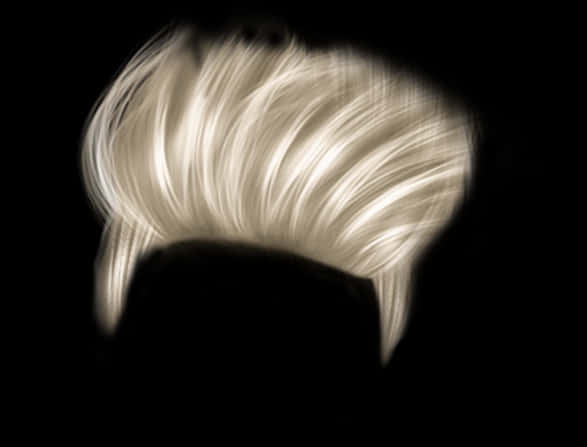 Blonde Hair Motion Artistic Photography PNG